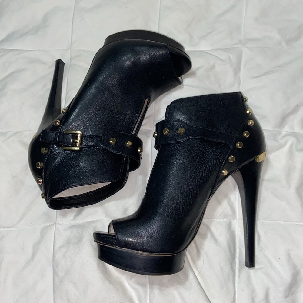 Super sexy Michael Kors Ailee Studded Peep-Toe Bootie - Picture 8 of 16